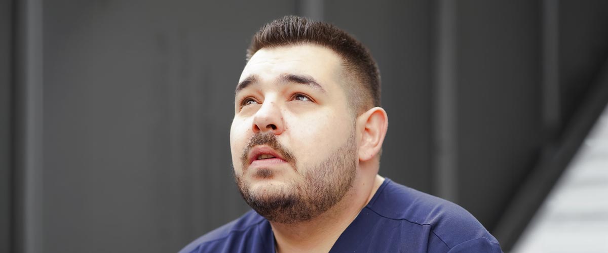 Pflegekraft Manuel im Podcast Born to Pflege